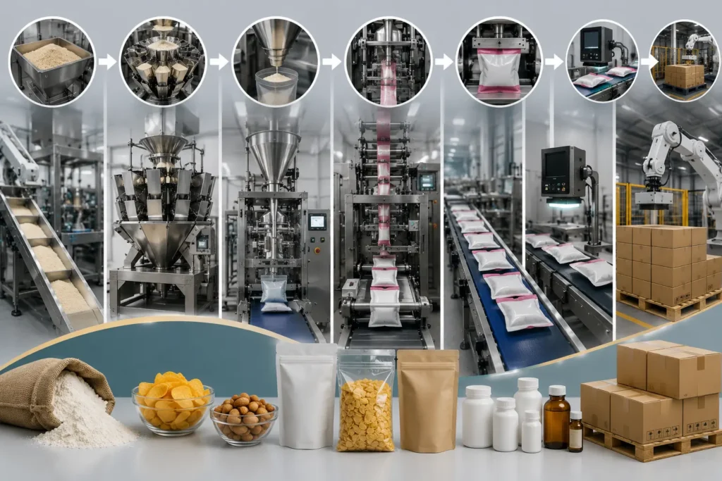 From Raw Product to Packed Goods